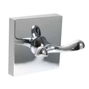 Image of Miller Cube Double Hook, Chrome