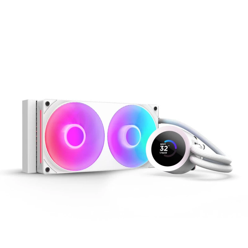 Image of NZXT Kraken Plus 240 240 mm Liquid RGB CPU Cooler - White, Black 5056547205229