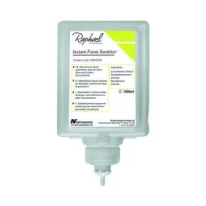 Image of Raphael Alcohol Free Hand Sanitiser 1L (Pack of 6) SOSANRA