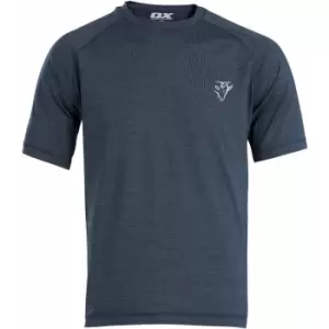 Image of OX Tech Crew T-Shirt Navy - Medium