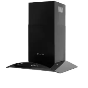 Image of Russell Hobbs RHGCH601B 60cm Chimney Cooker Hood - Glass & Black