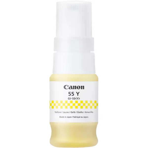 Image of Canon GI-55Y Yellow Ink Bottle - 6291C001 (Original)