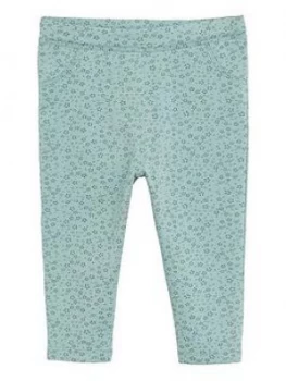 Image of Mango Baby Girls Floral Print Leggiings