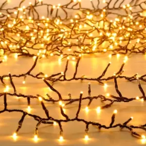Image of Festive Indoor & Outdoor Multifunction Cluster Lights 2000 Warm White LEDs
