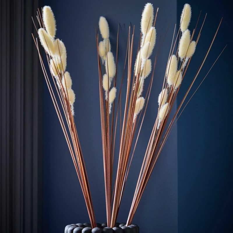 Image of Biba Biba Faux Foxtail Stems Set of 4 - Cream Cream One Size
