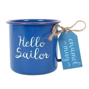 Image of Hello Sailor Enamel Mug