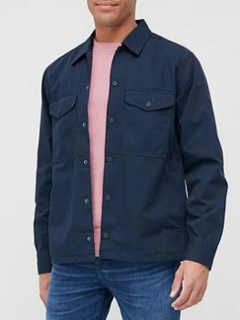 Image of Hugo Boss Lovel 7 Overshirt Navy Size M Men