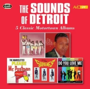 Image of The Sounds of Detroit 5 Classic Motortown Albums by Various Artists CD Album