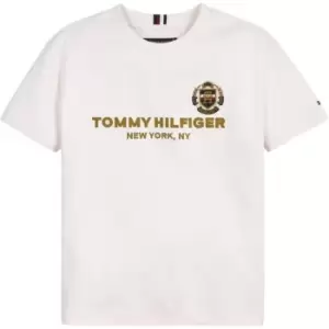 Image of Tommy Hilfiger Th Ny Crest Tee S/S - White