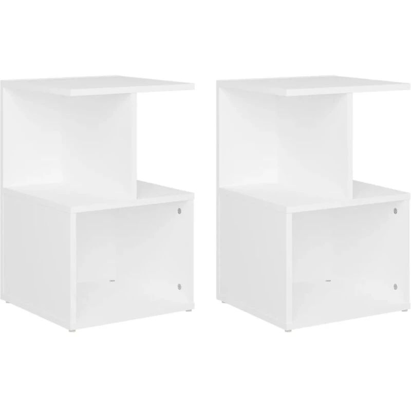 Image of VIDAXL Bedside Cabinets 2 pcs White 35x35x55cm Engineered Wood Vidaxl 8720286558539