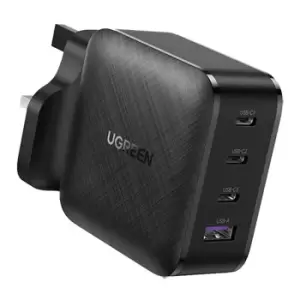 Image of 65W Ugreen 4 Port GaN X Fast Charger QC4 3x USB Type C, 1x USB A