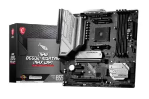 Image of MSI MAG B550M MORTAR MAX WIFI AMD Ryzen B550 Micro ATX DDR4 Motherboard - Socket AM4