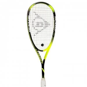 Image of Dunlop Precision Ultimate Squash Racket - Yellow/Black