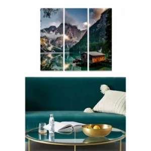 Image of MDF1587287 Multicolor Decorative MDF Painting (3 Pieces)