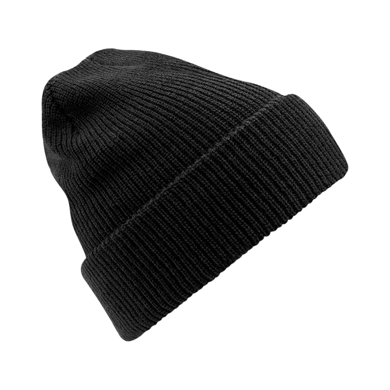 Image of Beechfield Beechfield Men Heritage Beanie in Black One Size Male 5063470041527