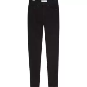 Image of Calvin Klein Jeans Rise Super Skinny Ankle - Black