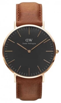 Image of Daniel Wellington Unisex Classic Durham 40mm Black Watch