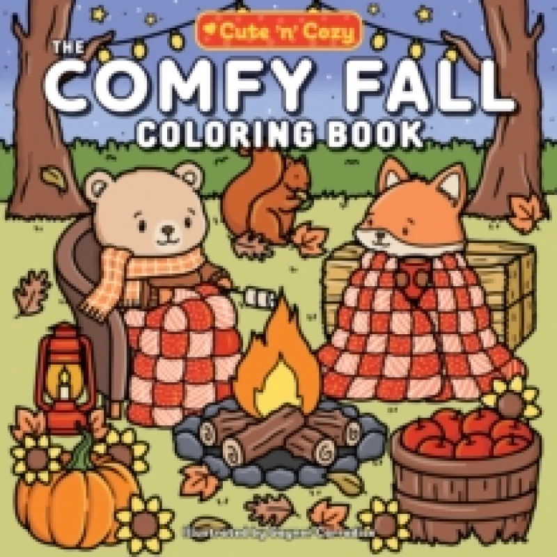 Image of The Comfy Fall Coloring Book Paperback / softback
