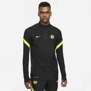 Image of Nike Chelsea Elite Drill Top 2021 2022 Mens - Black