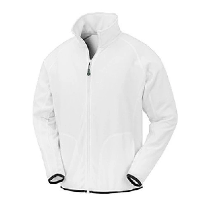 Image of Result Result Men Microfleece Jacket in White Size: X-Small White XS Male 5063238613430