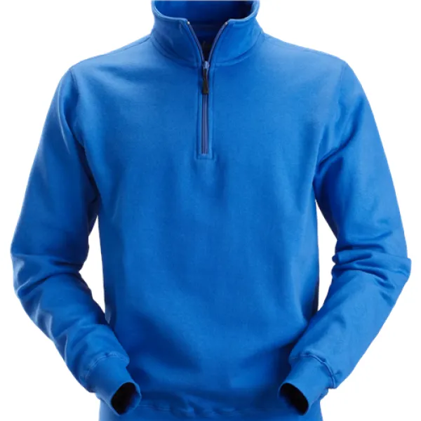 Image of Snickers 1/2 Zip Sweatshirt - True Blue - S
