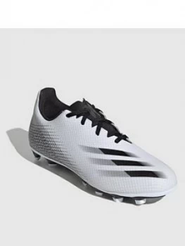 Image of Adidas X Ghosted.4 Firm Ground Football Boots - White