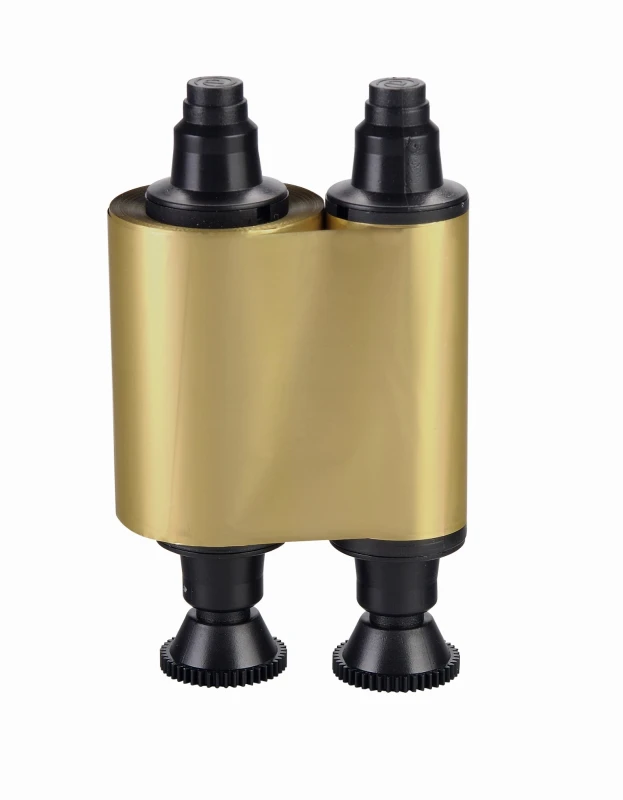 Image of Evolis R2016 Thermal-transfer ribbon gold. 1K pages for Evolis Dualys/