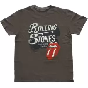 Image of The Rolling Stones - Hyde Park Unisex XX-Large T-Shirt - Grey