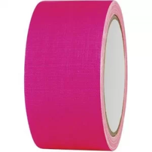 Image of TOOLCRAFT 80FL5025PC 80FL5025PC Cloth tape 80FL5025PC Neon pink (L x W) 25 m x 50 mm