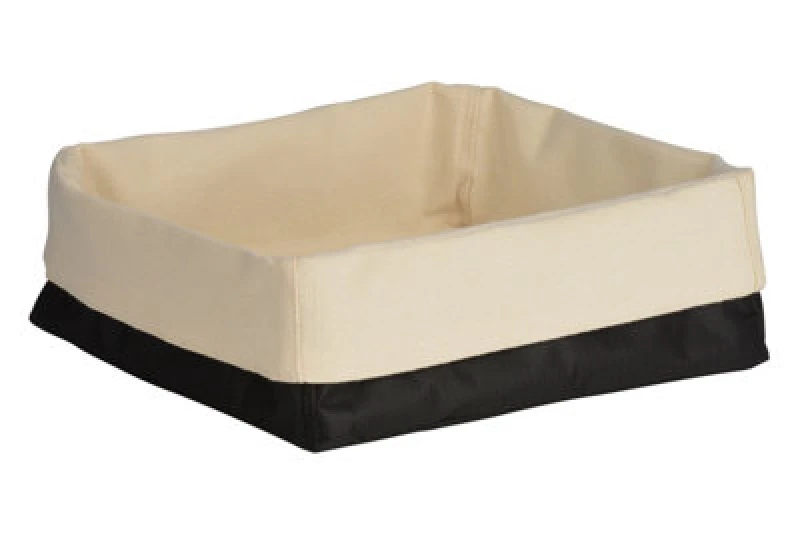 Image of Interiors by Premier Folded Design Large Bread Basket Black