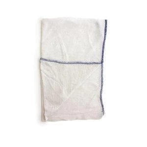 Image of Dish Cloths Stockinette Stitched Size 305 x 405mm Blue Pack of 10