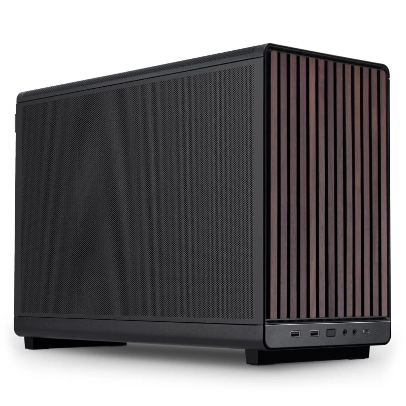 Image of Lian Li xDan A3 mATX MD Black Wood - A3-mATX-WD BLACK