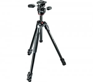 Image of MANFROTTO 290 Xtra Kit 3 Way Head MK290XTA3-3W Tripod Black