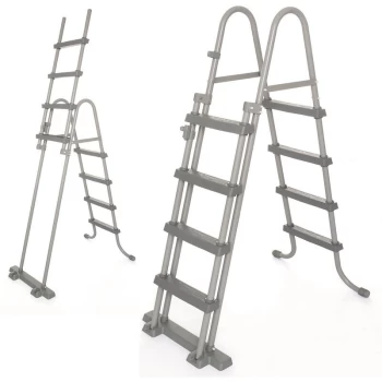 Image of Pool Ladders 33' 2 Steps / 42' 3 Steps / 48' 4 Steps Safety Stepladder 107cm - 3 Stufen (de) - Bestway