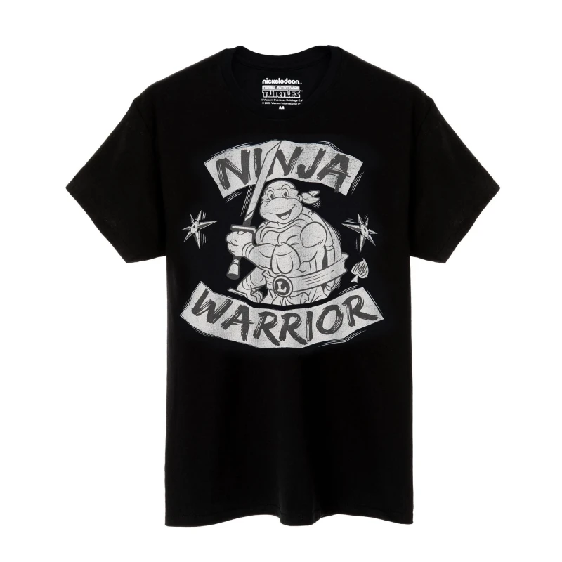 Image of (M) Teenage Mutant Ninja Turtles T-Shirt Adults Mens Womens TMNT Black Top