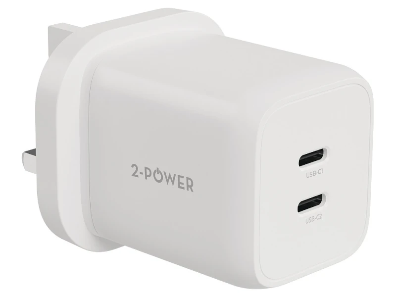 Image of 2-Power 2PWC65W02G-UK power adapter/inverter White