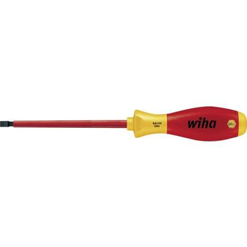 Image of Wiha Wiha 320N VDE Slotted screwdriver Blade width: 4.5mm Blade length: 125mm DIN ISO 2380, DIN EN 60900 00824