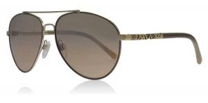 Image of Burberry BE3089 Sunglasses Gold 11458Z 58mm