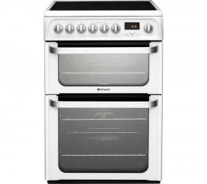 Image of Hotpoint Ultima HUE61PS 60cm Electric Ceramic Cooker