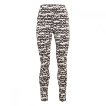 Image of Reebok Print Tights Ladies - Black