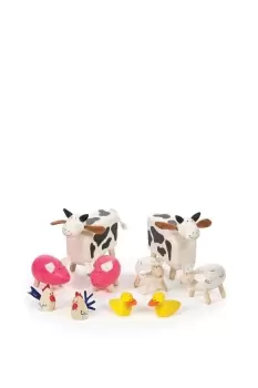 Image of Tidlo Wooden Oldfield Farm Animals Set