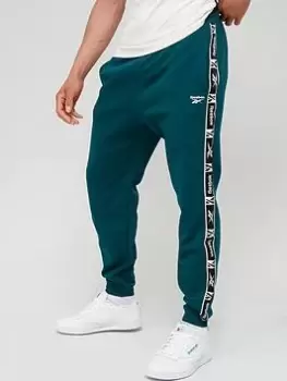 Image of Reebok RI Tape Joggers - Green, Size L, Men