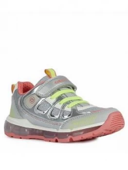 Image of Geox Girls Android Trainers - Silver