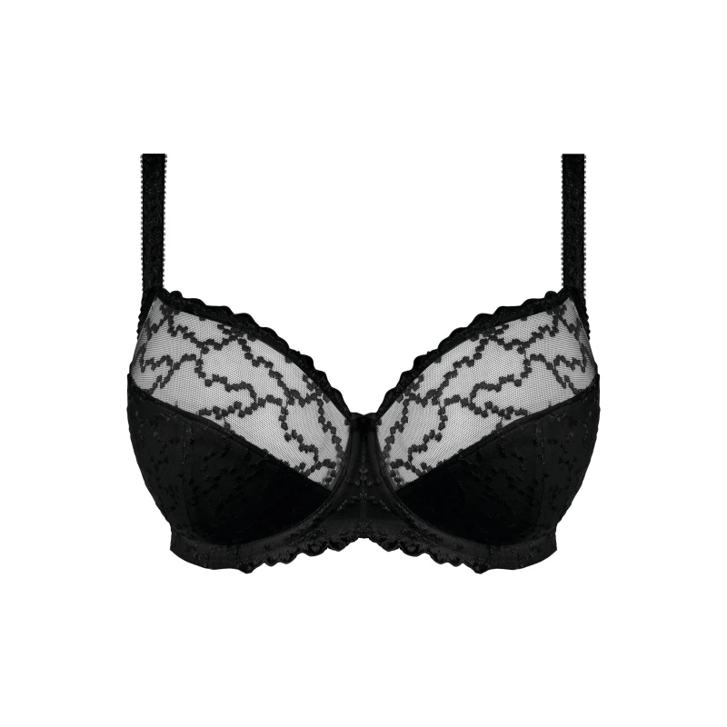 Image of Fantasie Ana Underwired Side Support Bra Black female 38DD