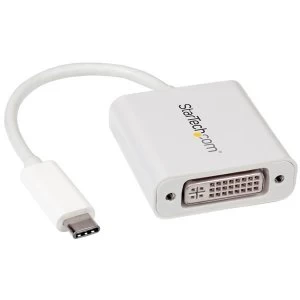 Image of USB C To DVI Adapter White