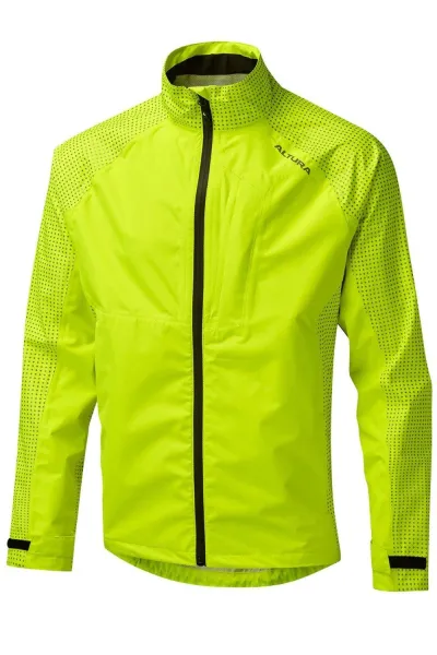 Image of Altura Nightvision Storm Mens Waterproof Jacket in Hi Viz Yellow