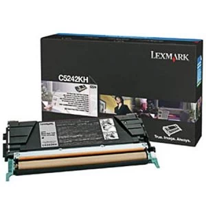 Image of Lexmark C5242KH Black Laser Toner Ink Cartridge