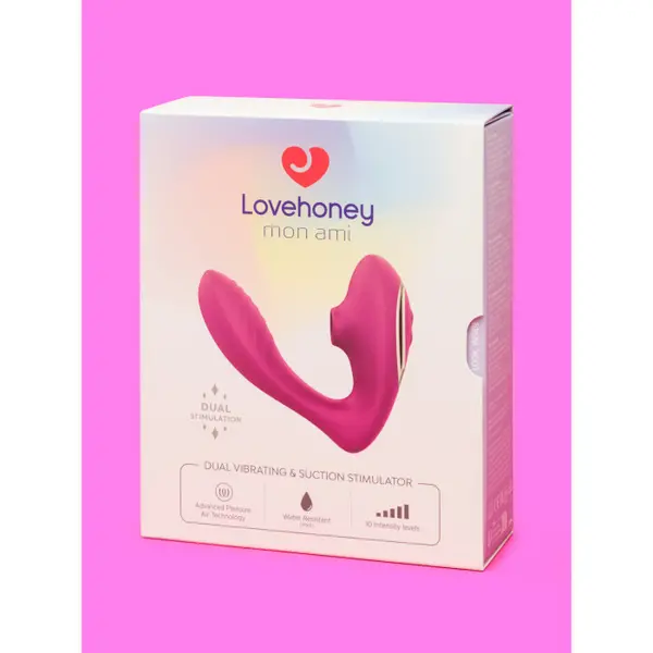 Image of Lovehoney Mon Ami Dual Suction & Vibrating Stimulator 1