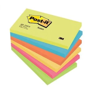 Image of Post it Sticky Notes Neon Rainbow 6 x 100 Sheets
