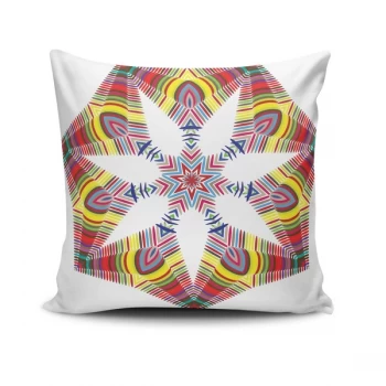 Image of MANDALA-34 - No Filling Multicolor Cushion Cover